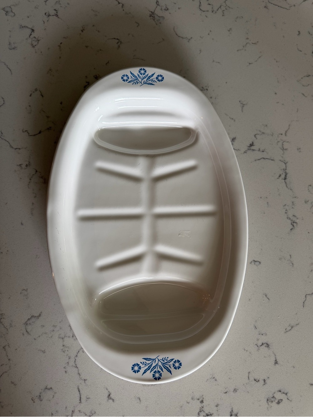 Corning Ware Blue Cornflower Meat Platter